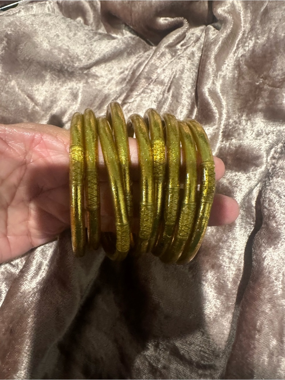 Gold-Tone Coil Bangle Bracelet - Women Jewelry - Picture 2 of 6
